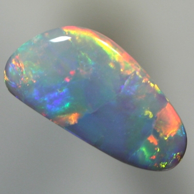 SOLID SEMI BLACK OPAL Continual bright rolling flashes